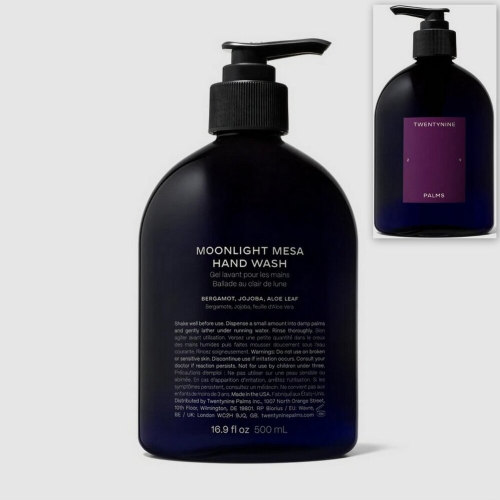 TwentyNine Palms Moonlight Mesa Hand Wash 16.9 fl oz Liquid Hand Soap